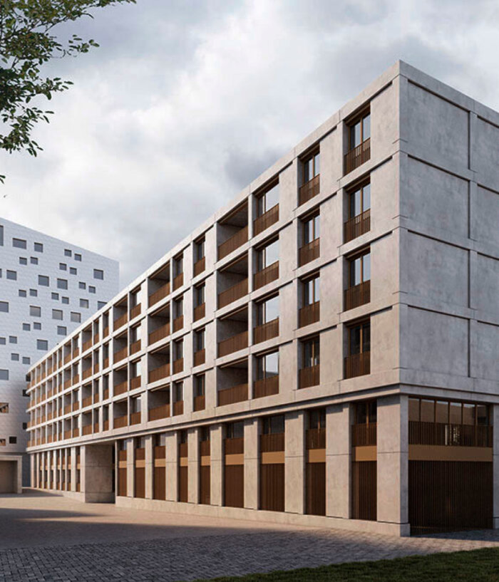 Glasfaserbeton element fassade horw 01